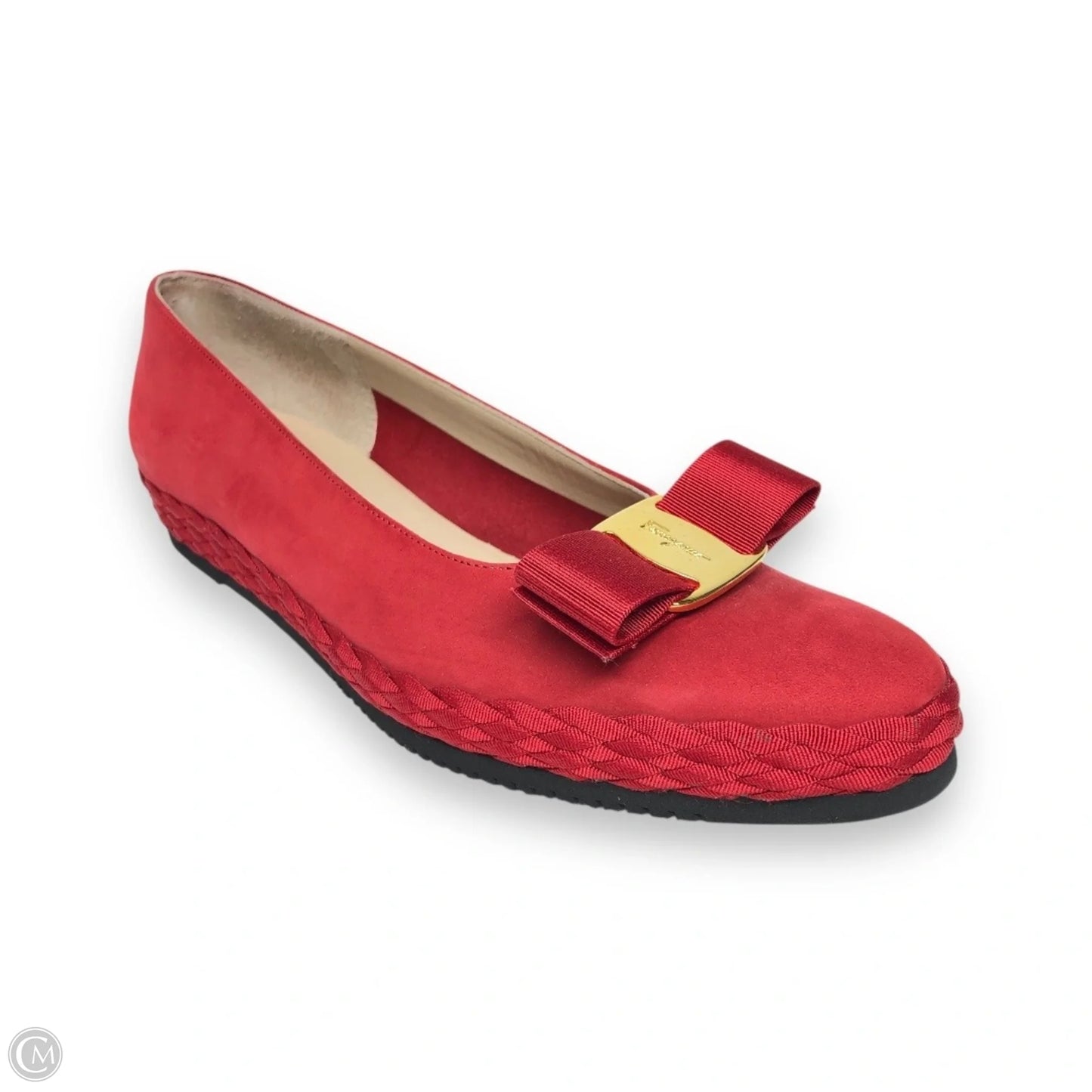 Shoes Luxury Designer By Ferragamo In Red, Size: 7