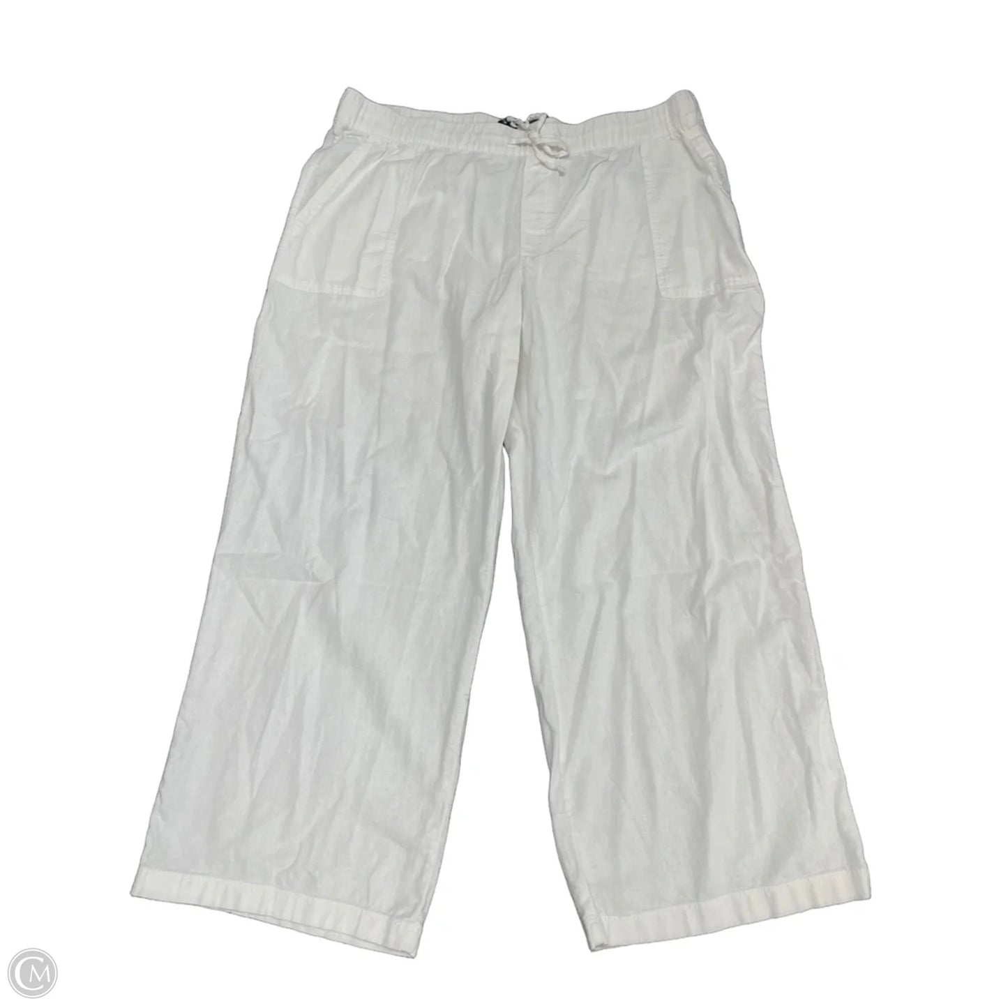 Pants Linen By Gap In White, Size: Xxl