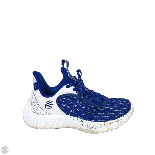 Shoes Athletic By Under Armour In Blue & White, Size: 8.5
