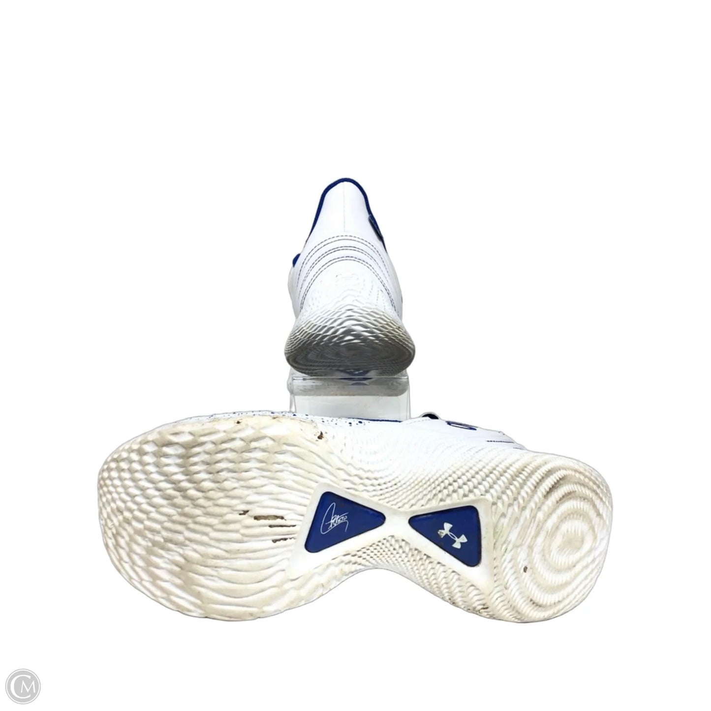 Shoes Athletic By Under Armour In Blue & White, Size: 8.5