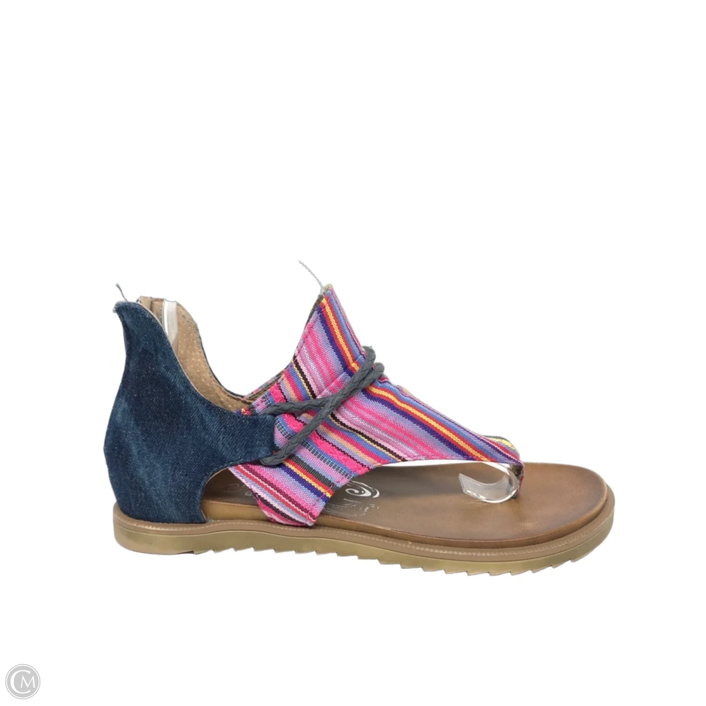 Sandals Flats By Very G In Blue, Size: 8.5