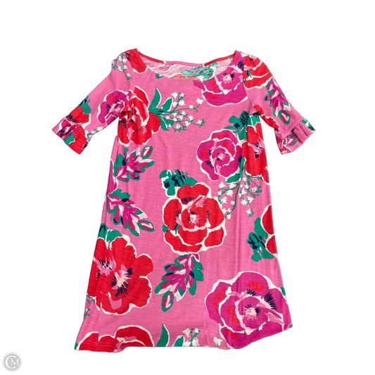 Dress Casual Short By Lilly Pulitzer In Green & Pink, Size: Xs