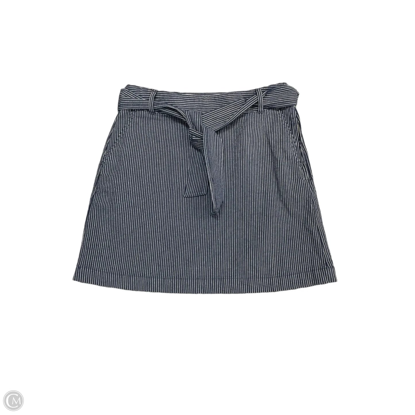 Skirt Mini & Short By Loft In Blue Denim, Size: 8