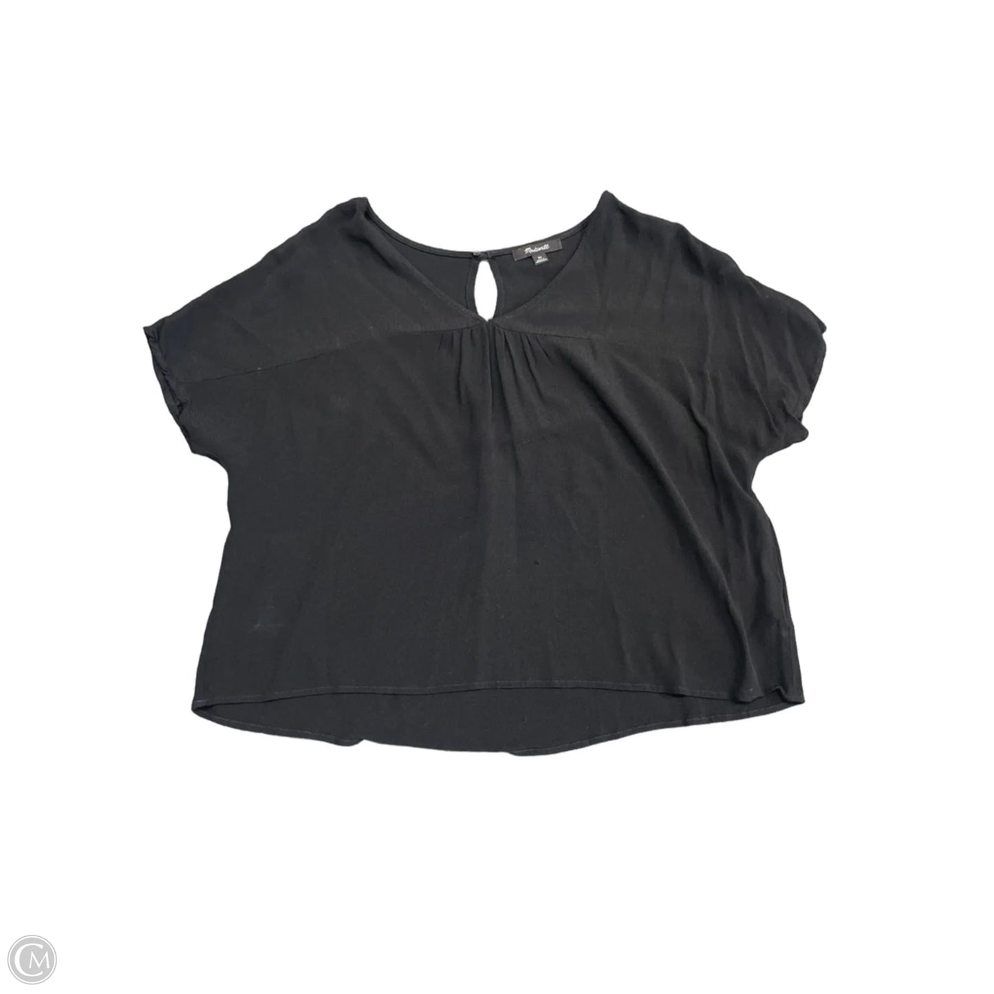 Top Short Sleeve By Madewell In Black, Size: Xs