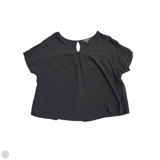 Top Short Sleeve By Madewell In Black, Size: Xs