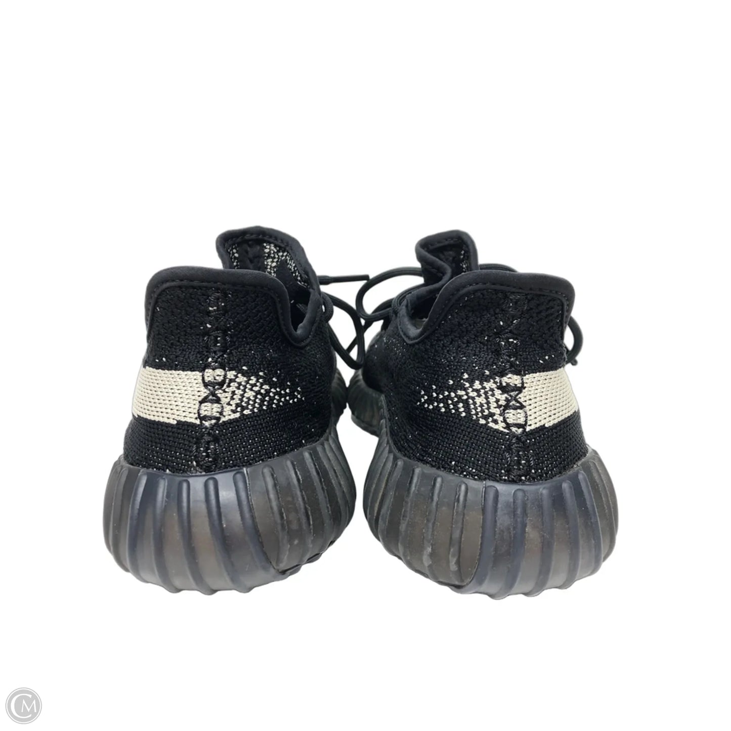 Shoes Luxury Designer By Yeezy In Black, Size: 6.5