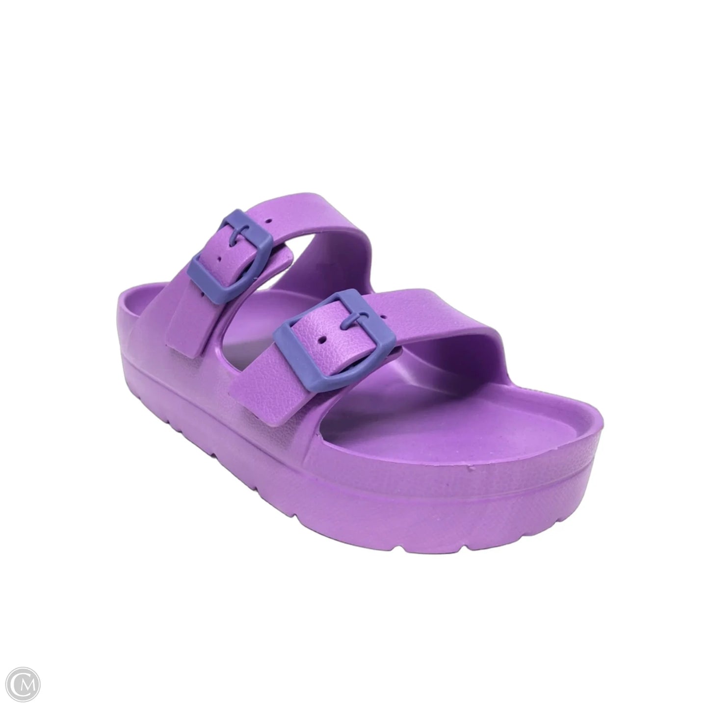Sandals Flats By Lane Bryant In Purple, Size: 7