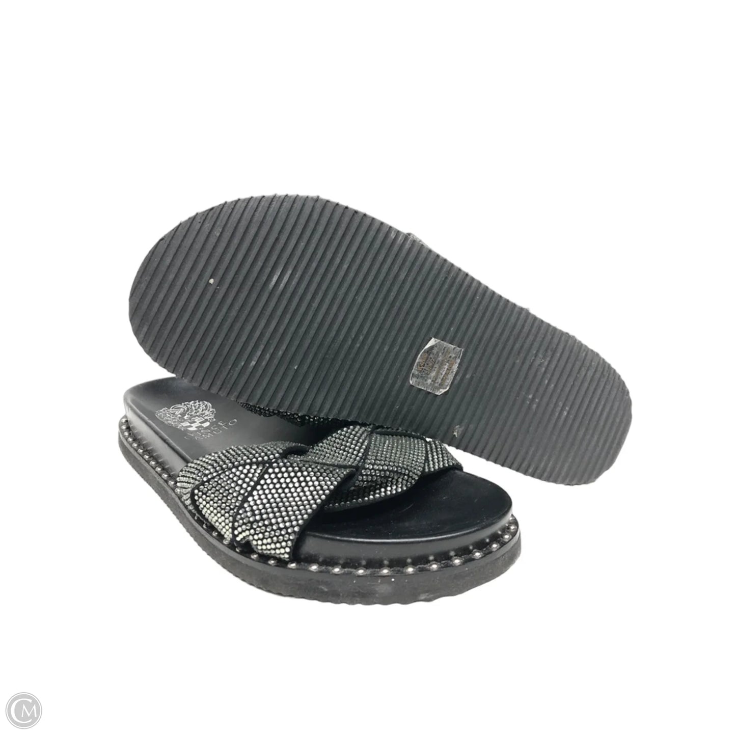 Sandals Flats By Vince Camuto In Black, Size: 6.5
