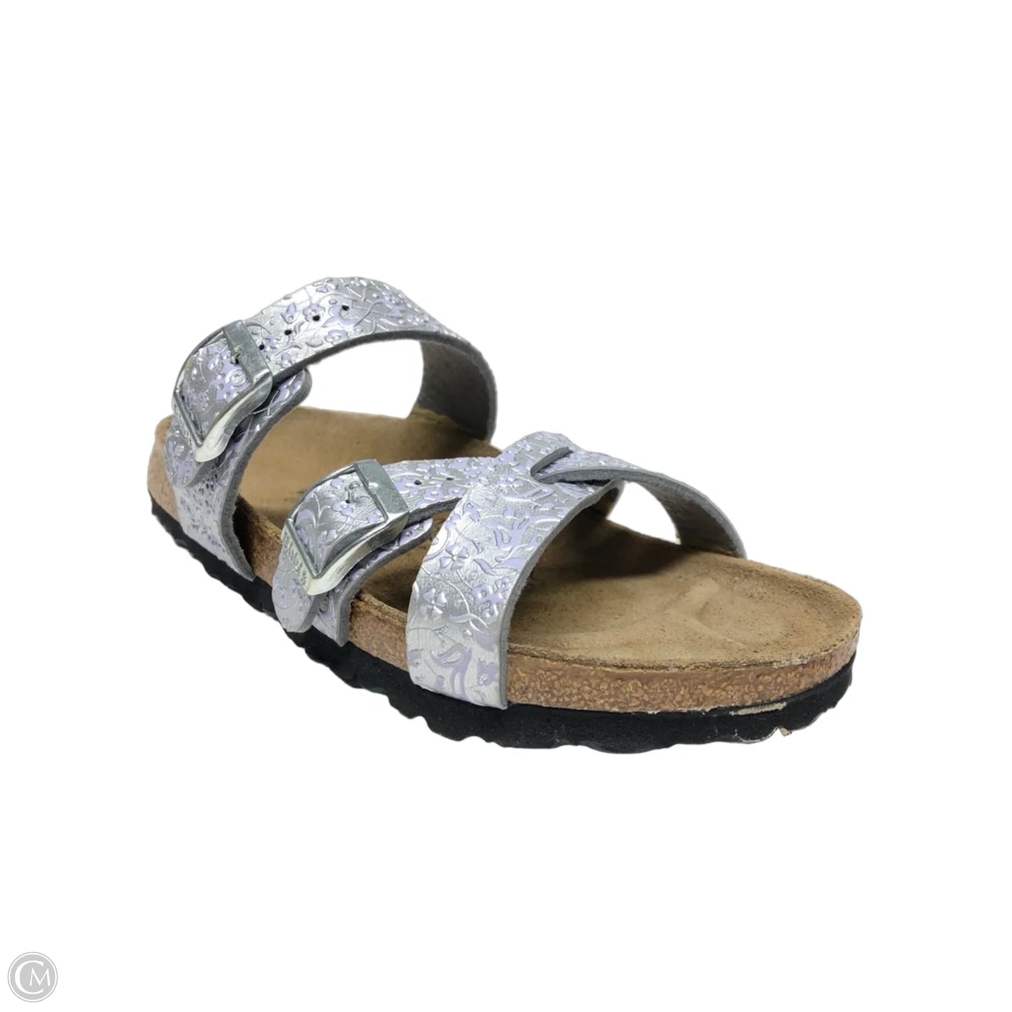 Sandals Flats By Birkenstock In Purple, Size: 5