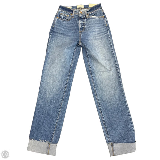 Jeans Straight By Universal Thread In Blue Denim, Size: 0