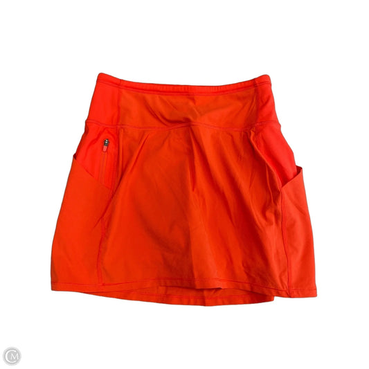 Athletic Skort By Athleta In Orange, Size: Xxs