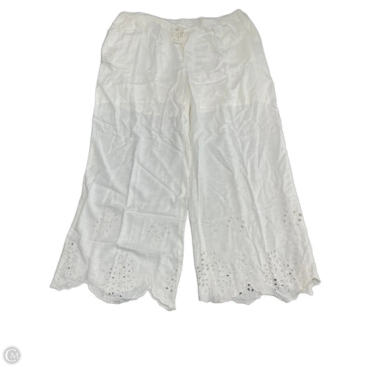 Pants Wide Leg By Future Collective In Ivory, Size: 2x