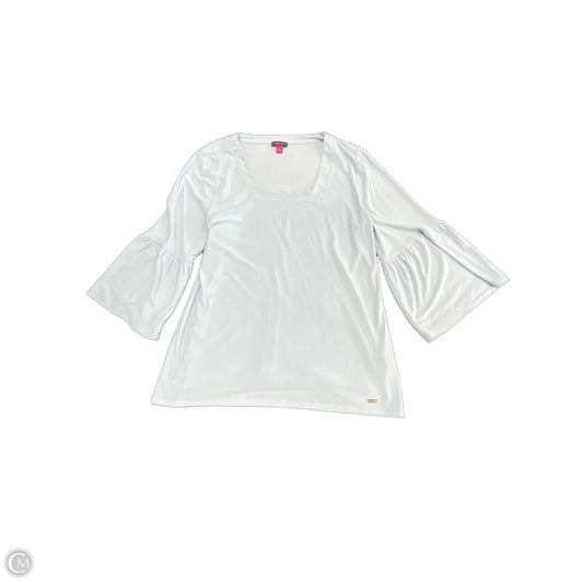 Top Long Sleeve By Vince Camuto In Blue, Size: L