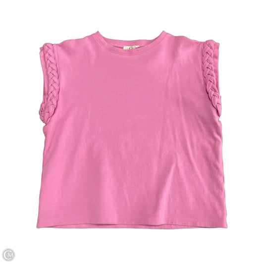 Top Short Sleeve By Entro In Pink, Size: S