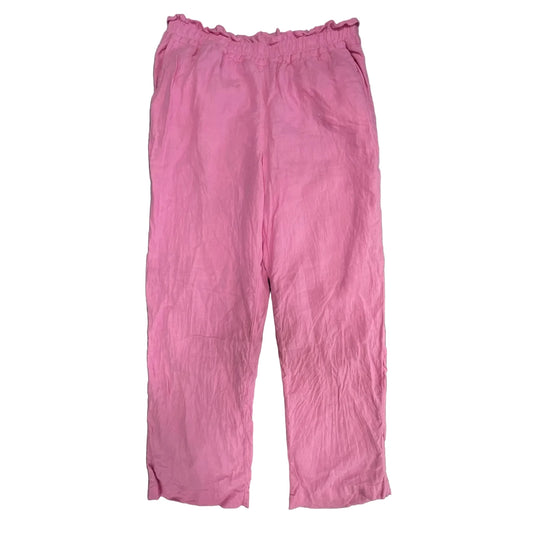Pants Linen By Charter Club In Pink, Size: M