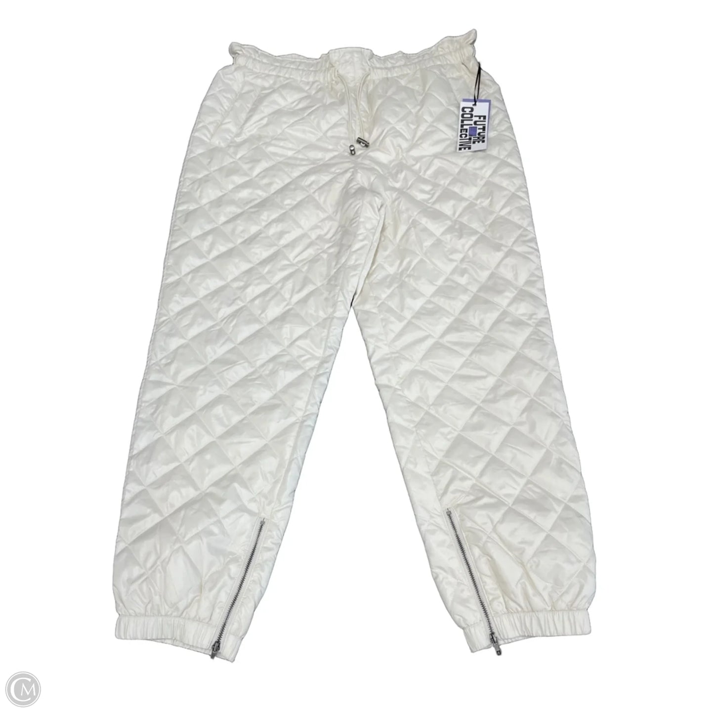 Pants Joggers By Future Collective In Beige, Size: Xl
