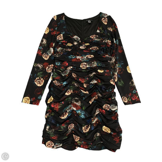 Dress Casual Short By Cmb In Floral Print, Size: 4
