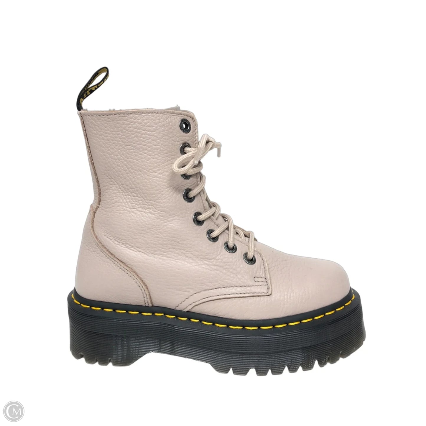 Boots Combat By Dr Martens In Beige, Size: 7