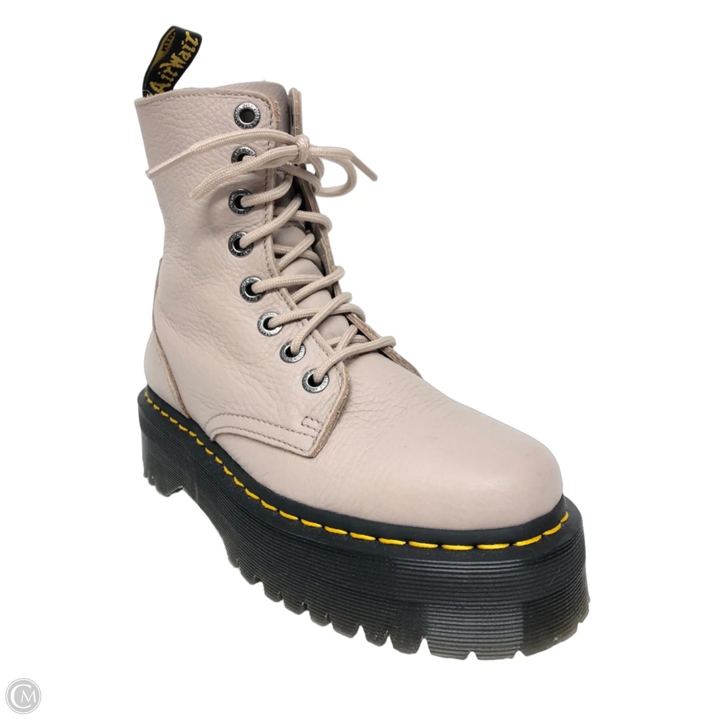 Boots Combat By Dr Martens In Beige, Size: 7