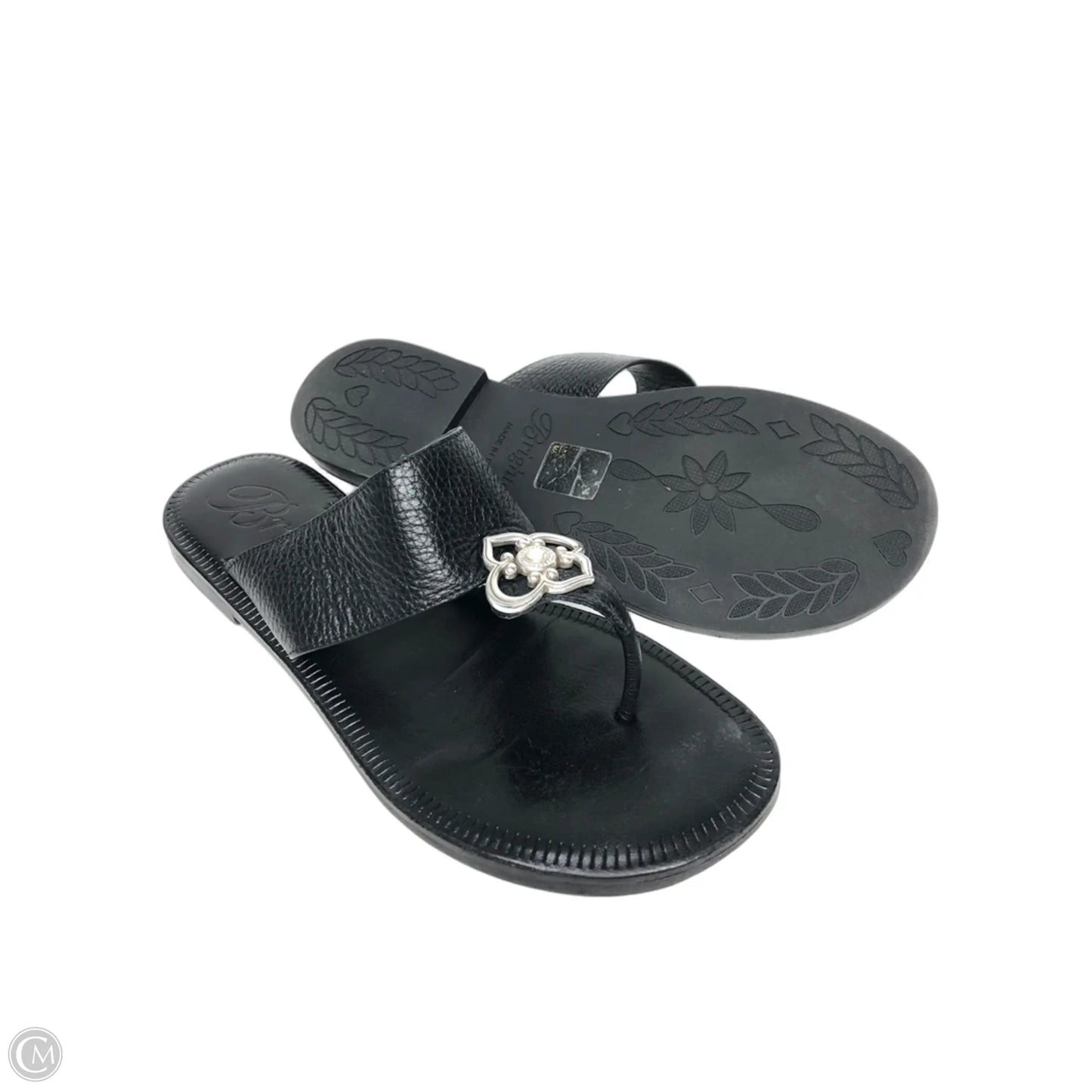 Sandals Flats By Brighton In Black, Size: 7.5