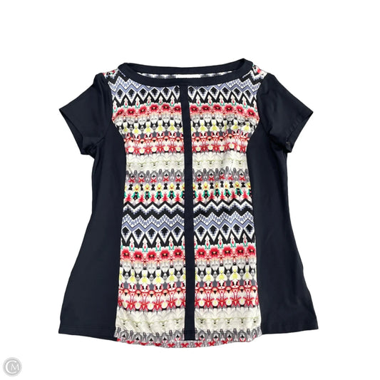 Top Short Sleeve By Doncaster In Multi-colored, Size: S