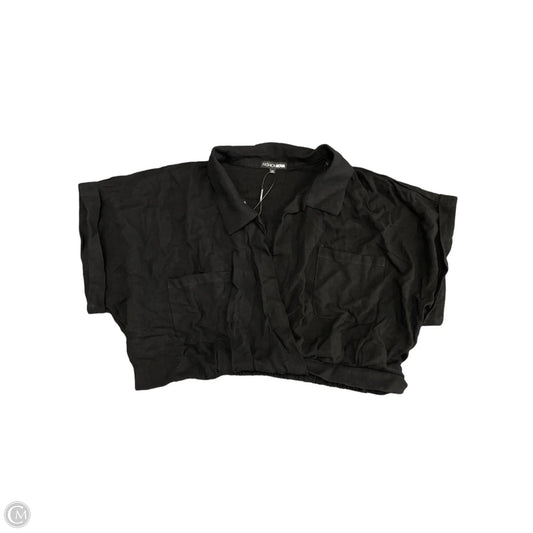 Top Short Sleeve By Fashion Nova In Black, Size: Xl