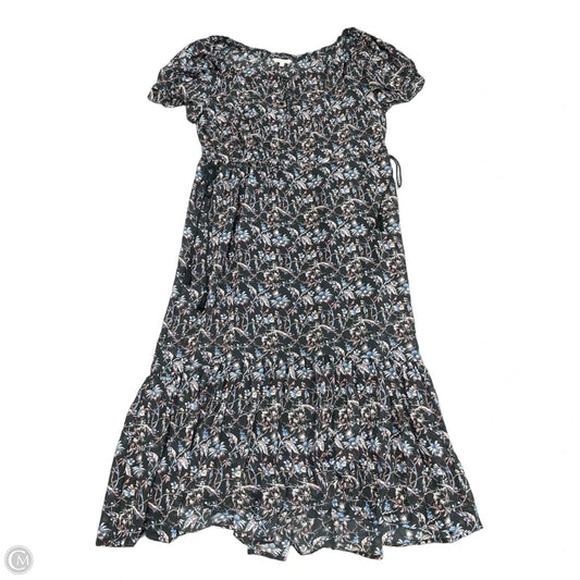 Dress Casual Midi By Cmc In Floral Print, Size: Xs