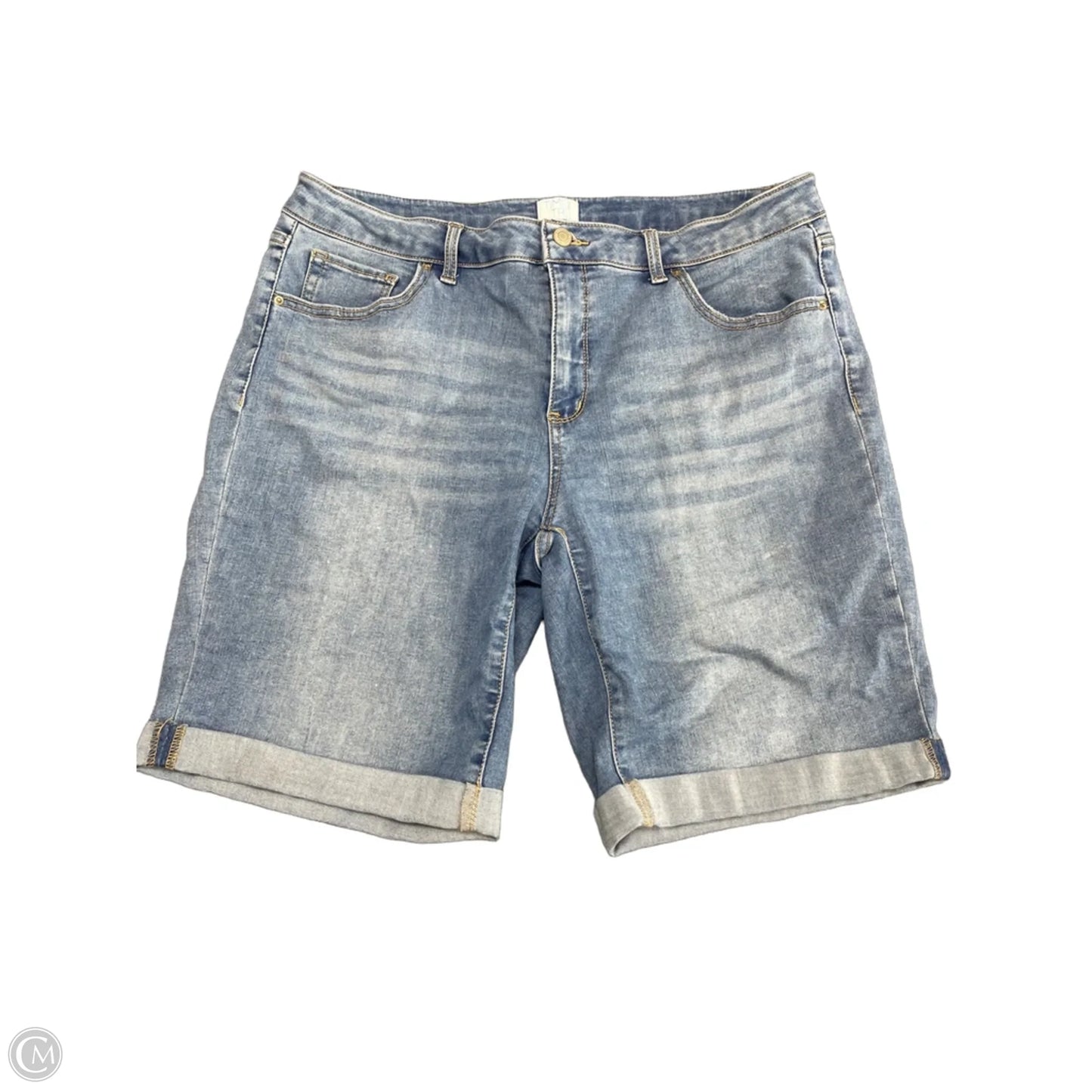 Shorts By Time And Tru In Blue Denim, Size: 18