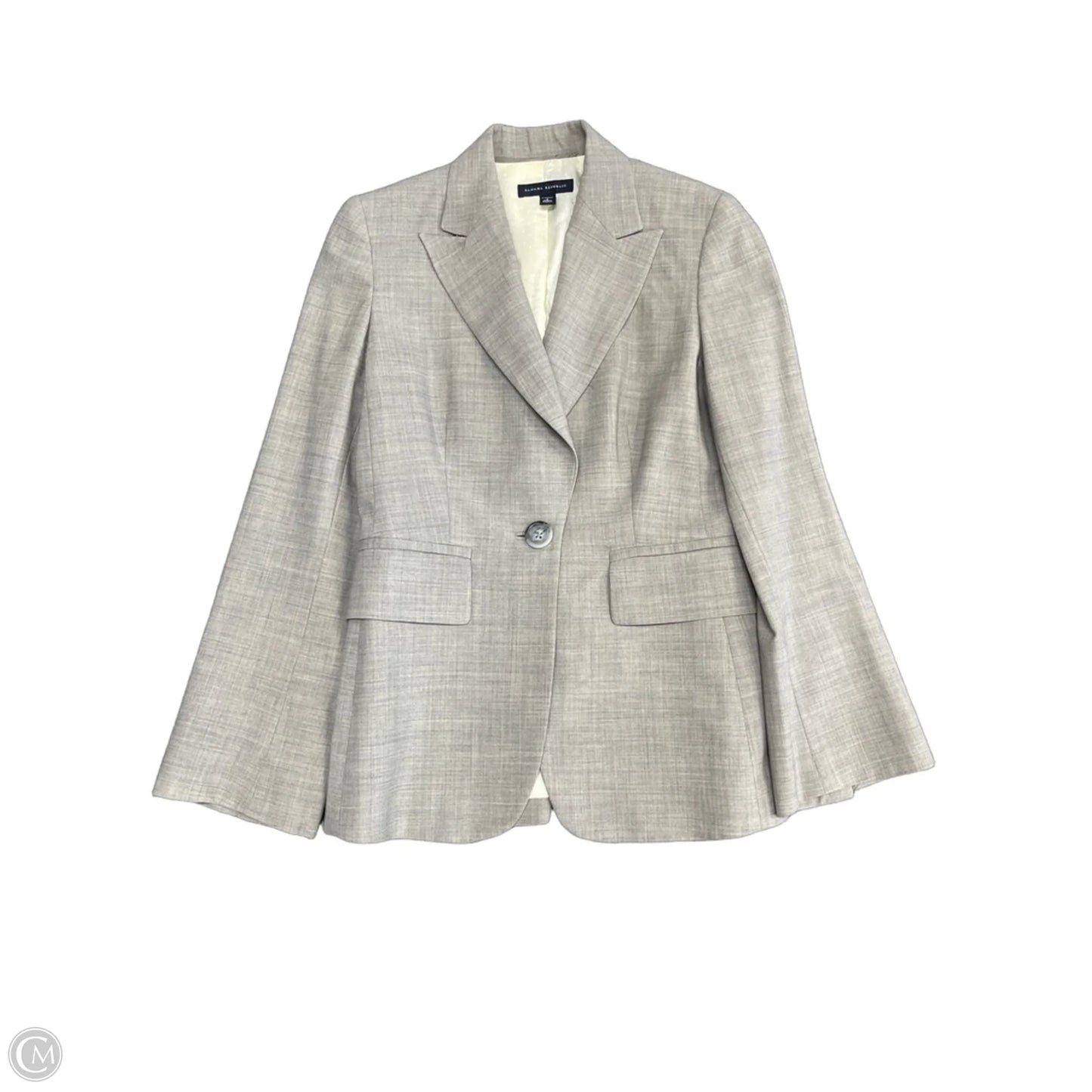 Blazer By Banana Republic In Beige, Size: 4