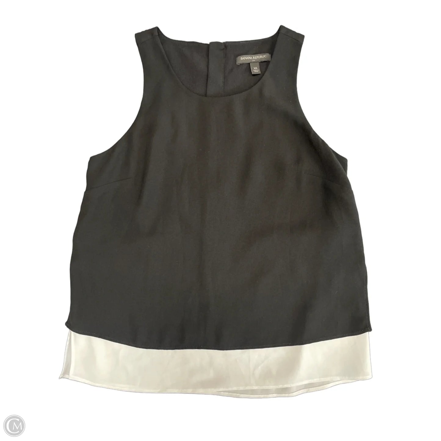 Top Sleeveless By Banana Republic In Black & White, Size: Xs