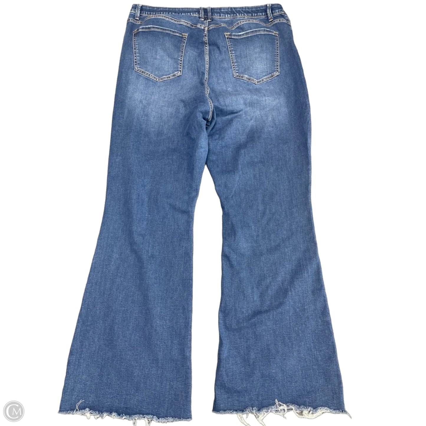 Jeans Wide Leg By Nurture In Blue Denim, Size: 20