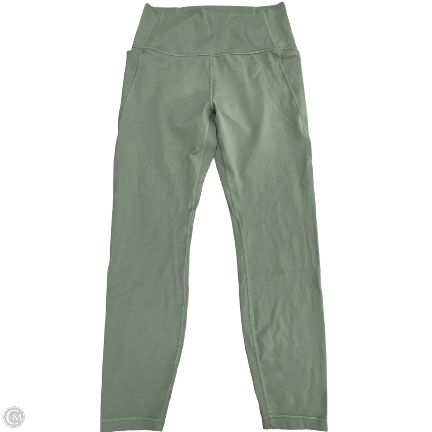 Athletic Leggings By Crz Yoga In Green, Size: L