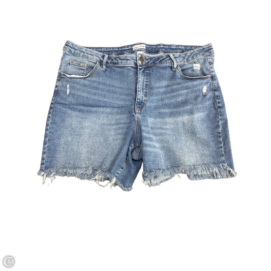 Shorts By Ava & Viv In Black Denim, Size: 24