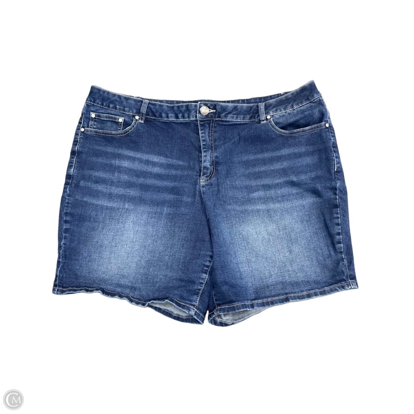 Shorts By Cato In Blue Denim, Size: 24