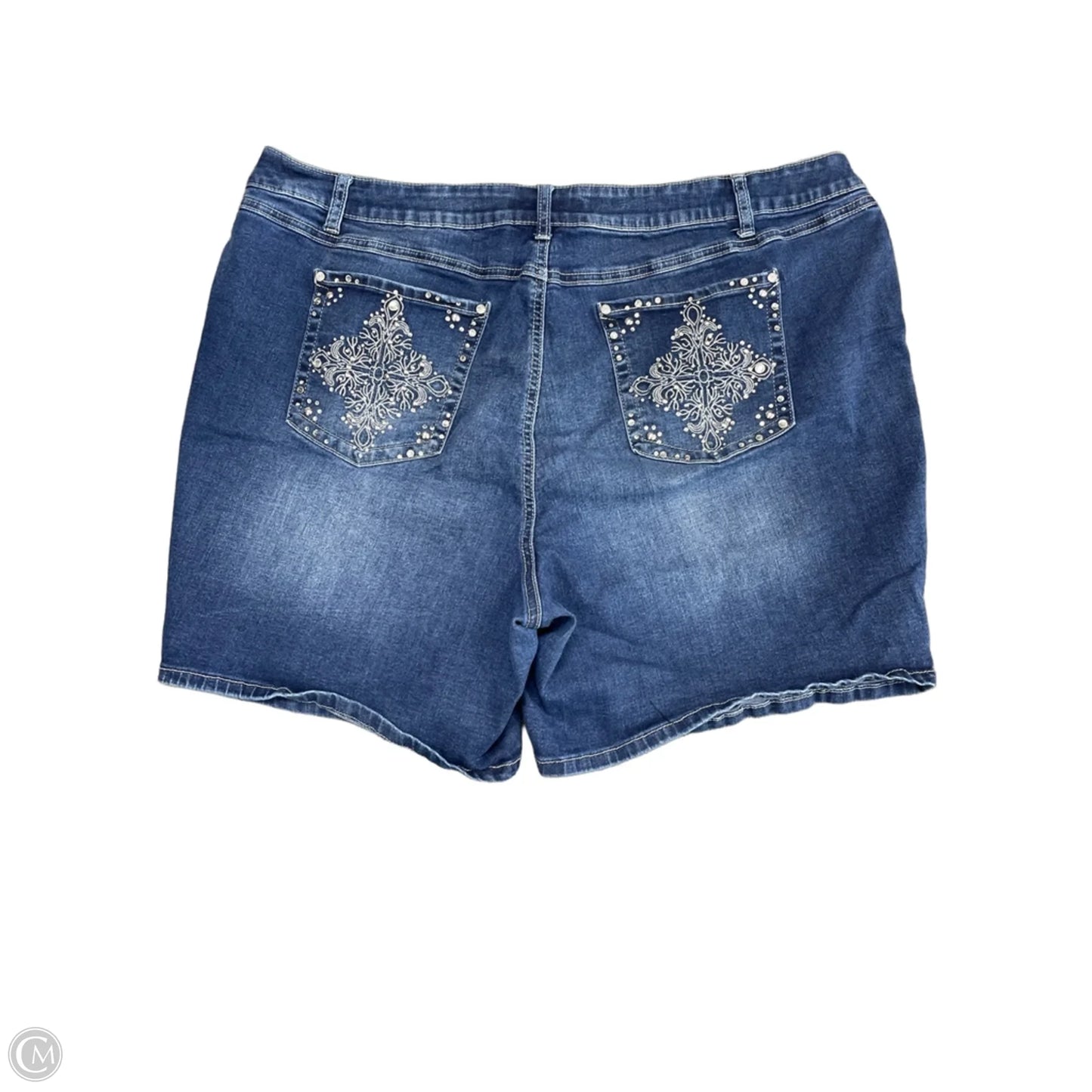 Shorts By Cato In Blue Denim, Size: 24