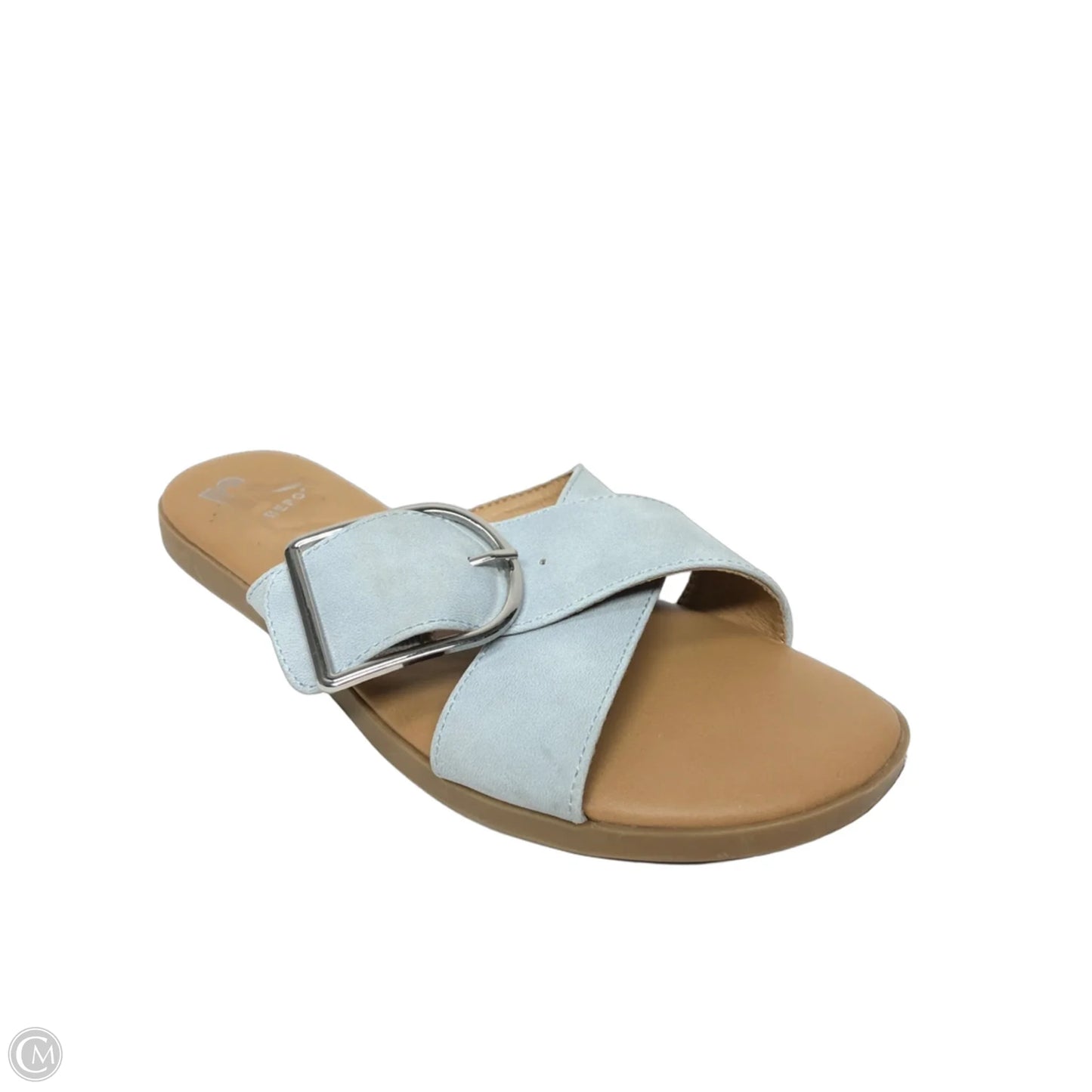 Sandals Flats By Report In Grey, Size: 8.5