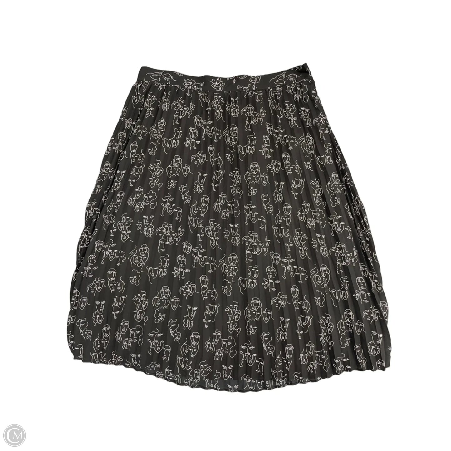 Skirt Midi By A New Day In Black, Size: Xl