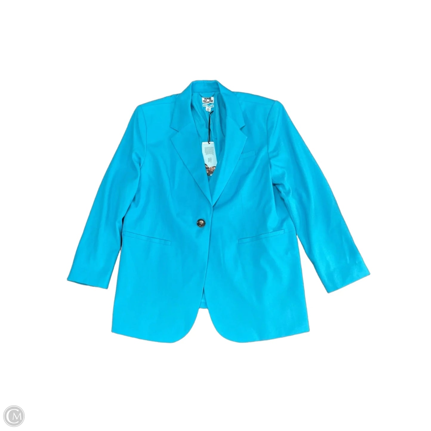 Blazer By Future Collective In Aqua, Size: L
