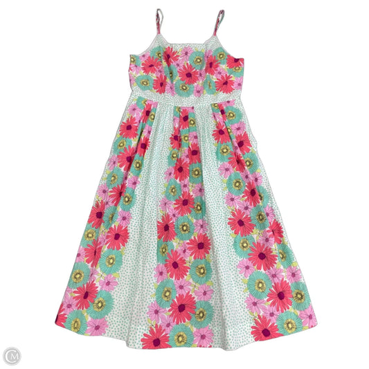 Dress Casual Midi By Modcloth In Floral Print, Size: L