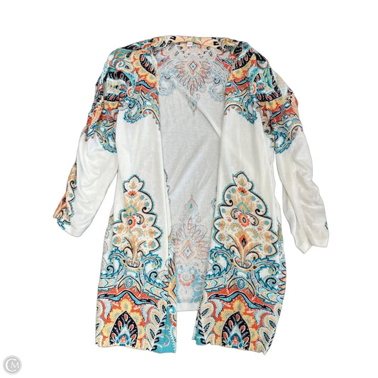 Cardigan By Chicos In Multi-colored, Size: L