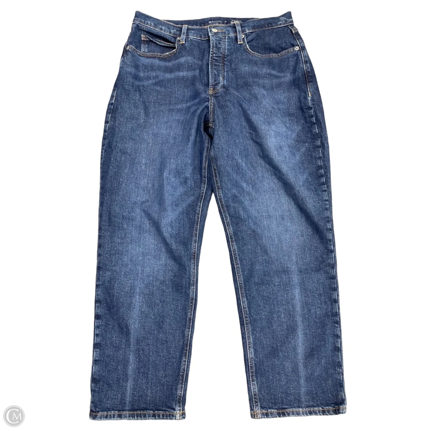 Jeans Straight By Old Navy In Blue Denim, Size: 14