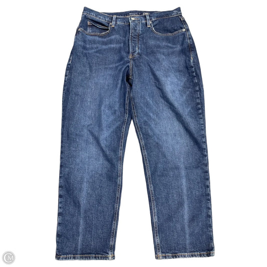 Jeans Straight By Old Navy In Blue Denim, Size: 14