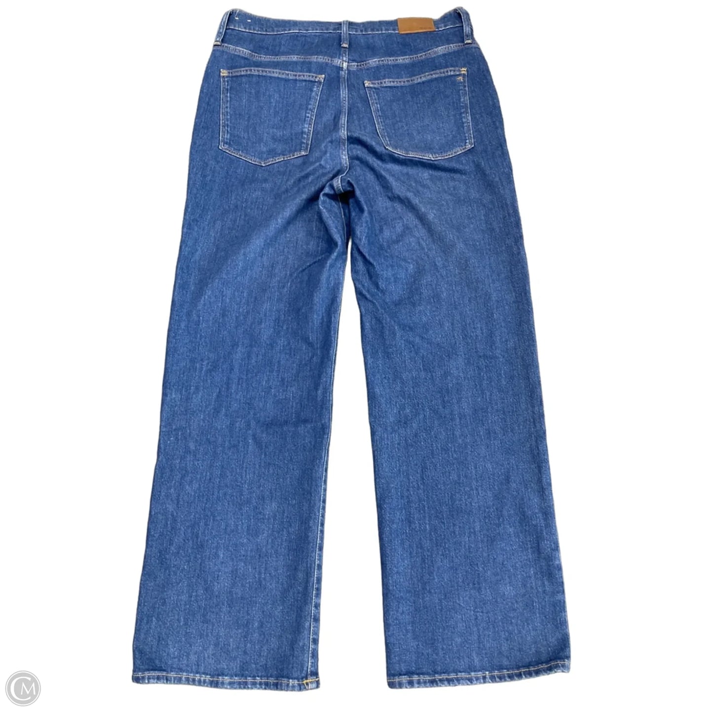 Jeans Wide Leg By Madewell In Blue Denim, Size: 14