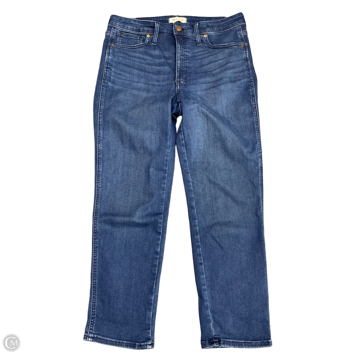 Jeans Skinny By Madewell In Blue Denim, Size: 12