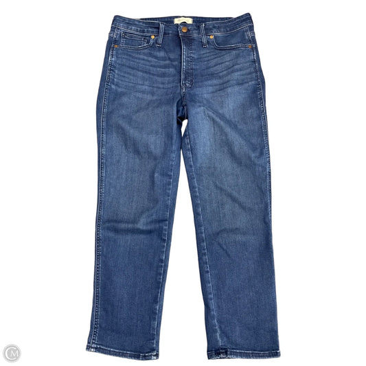 Jeans Skinny By Madewell In Blue Denim, Size: 12
