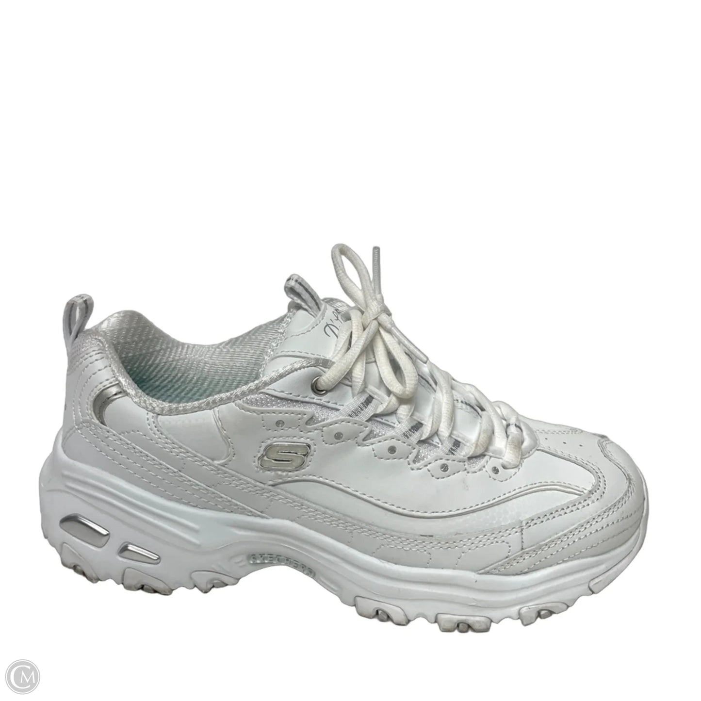 Shoes Athletic By Skechers In White, Size: 7