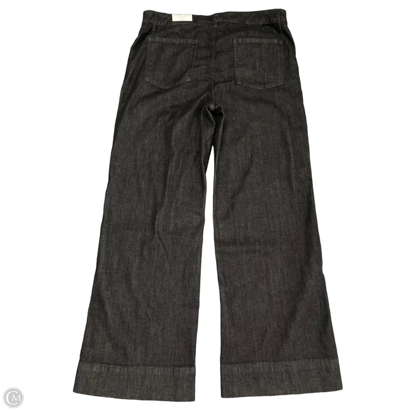 Jeans Wide Leg By Chicos In Black Denim, Size: 16