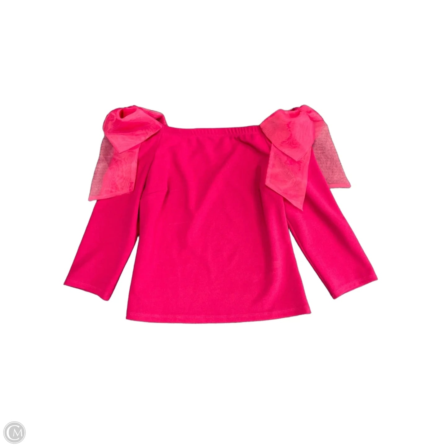 Top 3/4 Sleeve By Frank Lyman In Pink & Red, Size: 6