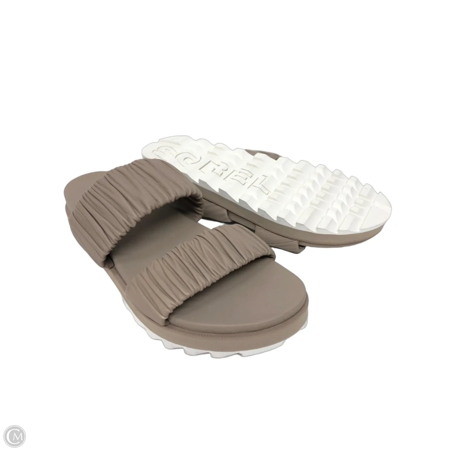 Sandals Flats By Sorel In Taupe, Size: 9