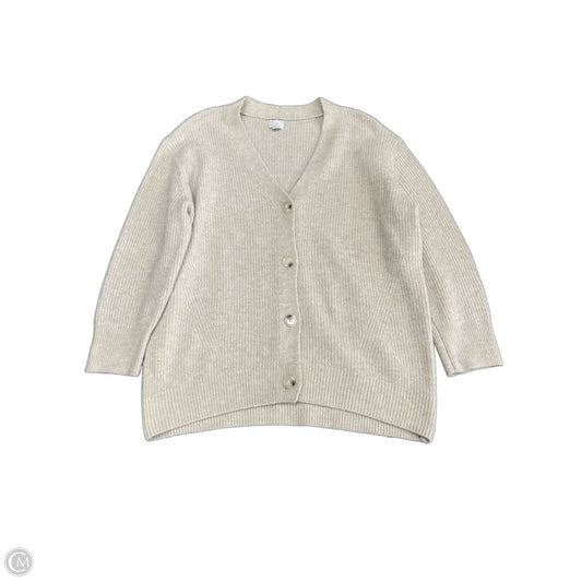 Sweater Cardigan By A New Day In Beige, Size: S